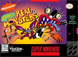 Box cover for Aaahh!!! Real Monsters on the Nintendo SNES.